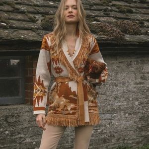 Idyllwind Women's Big River Run Carmel Southwestern Fringe Cardigan